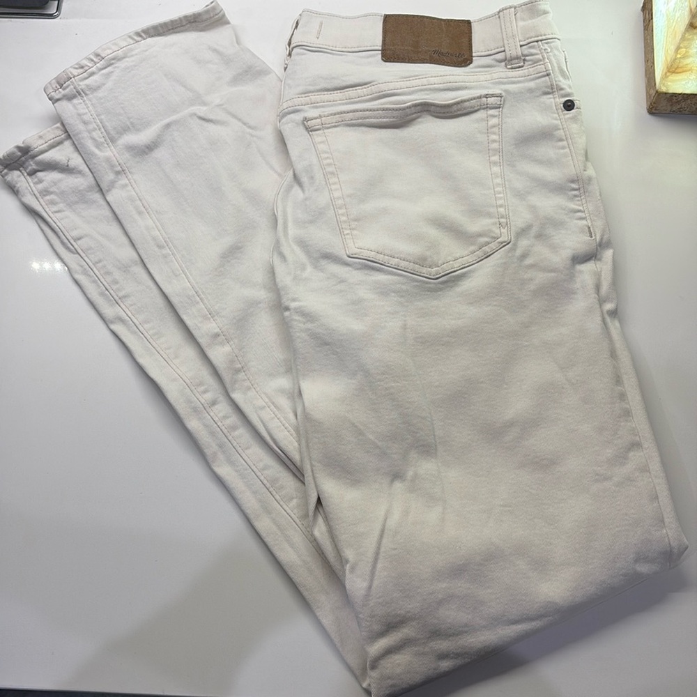 New Madewell White Jeans